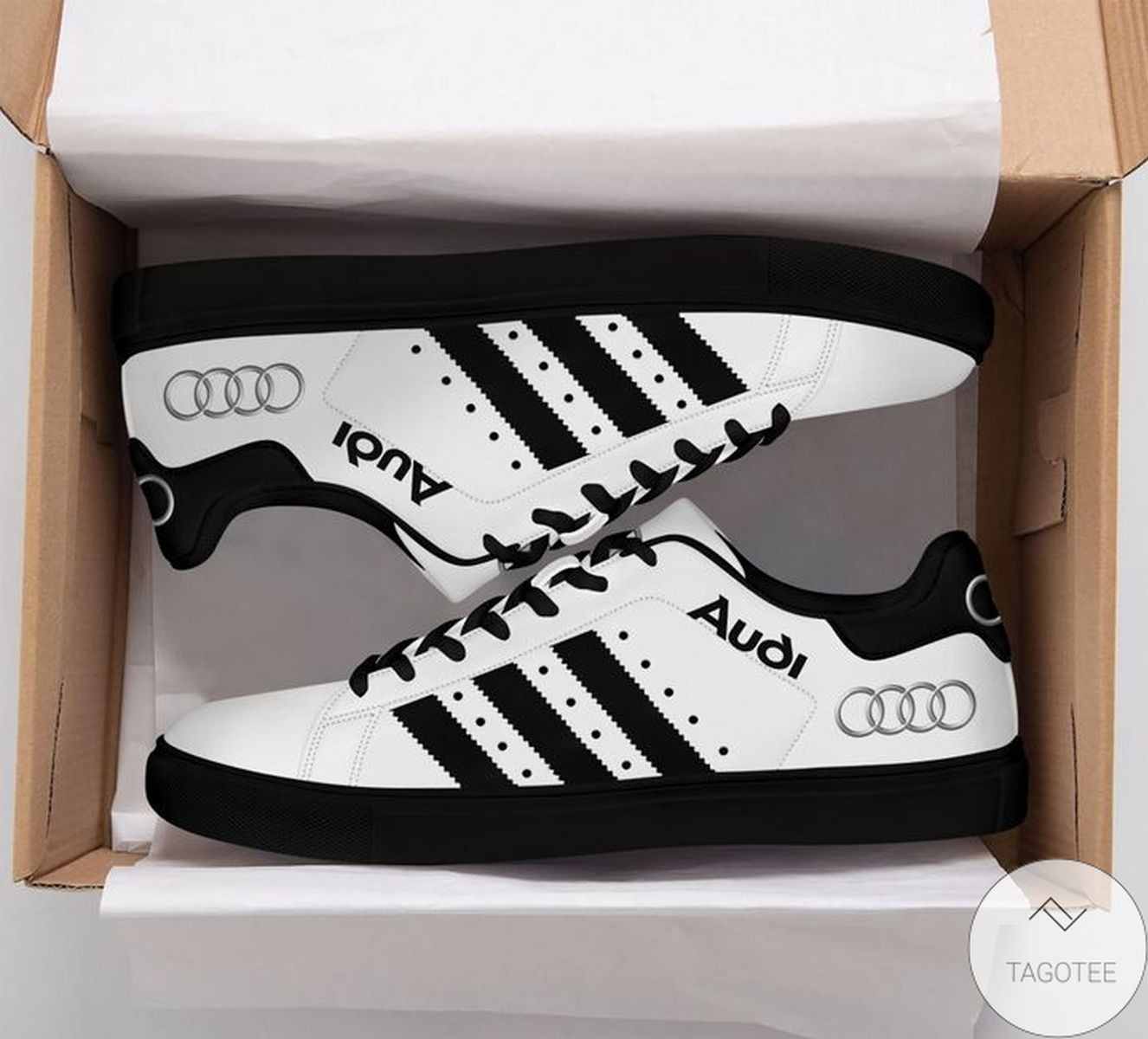 Audi White Sneaker Shoes