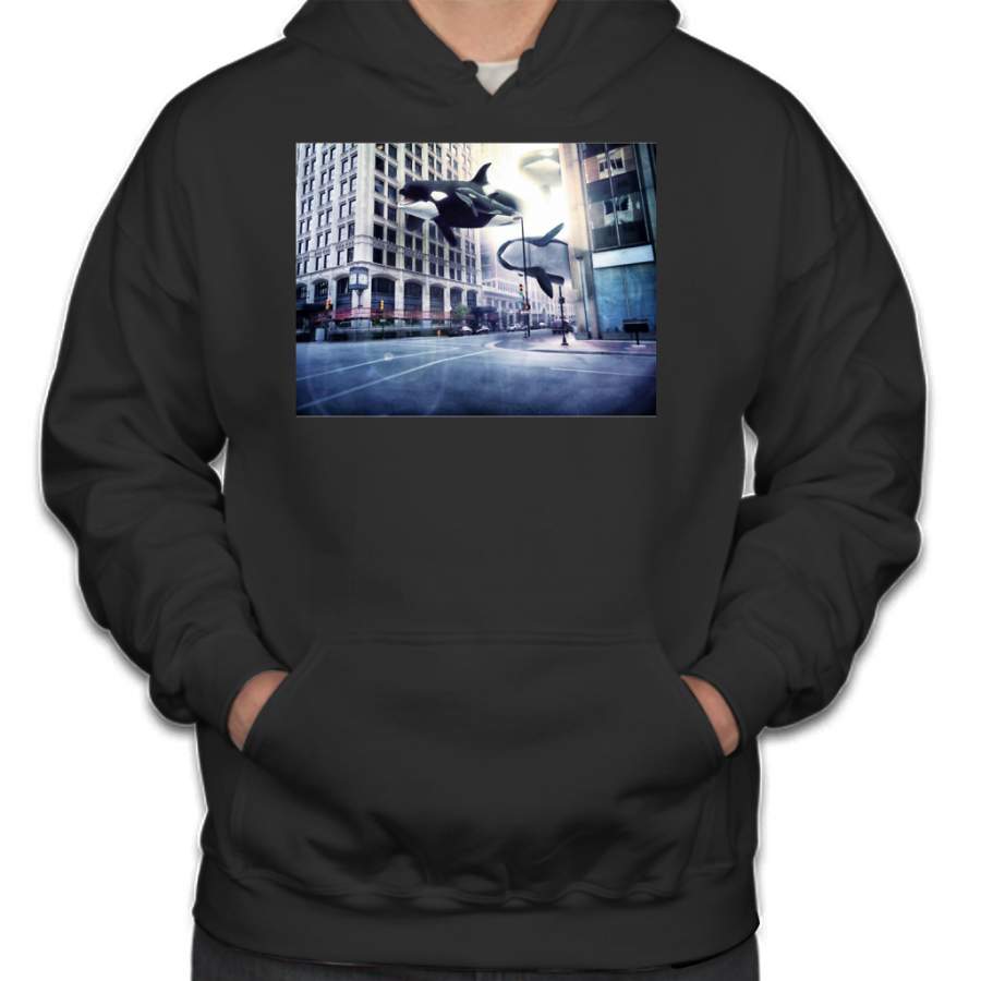 City of whales Hoodie