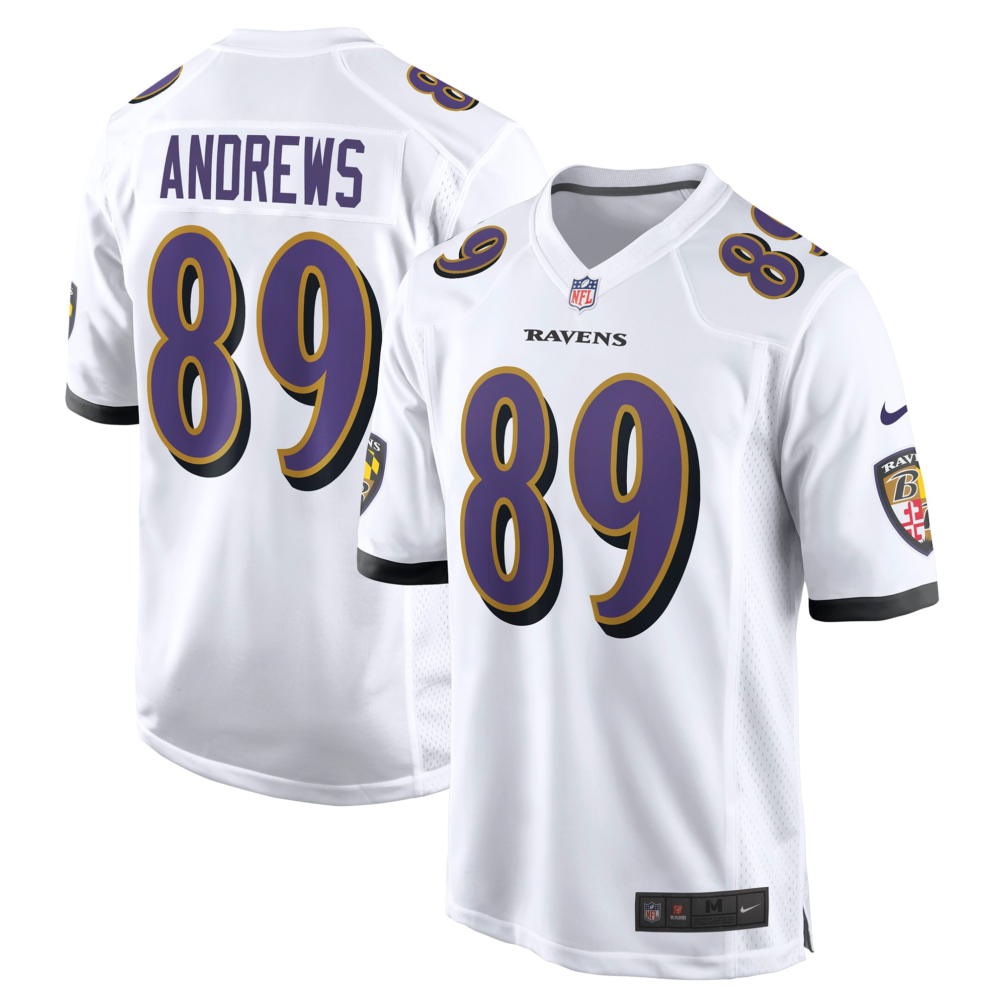 Mark Andrews Baltimore Ravens Game Jersey – White