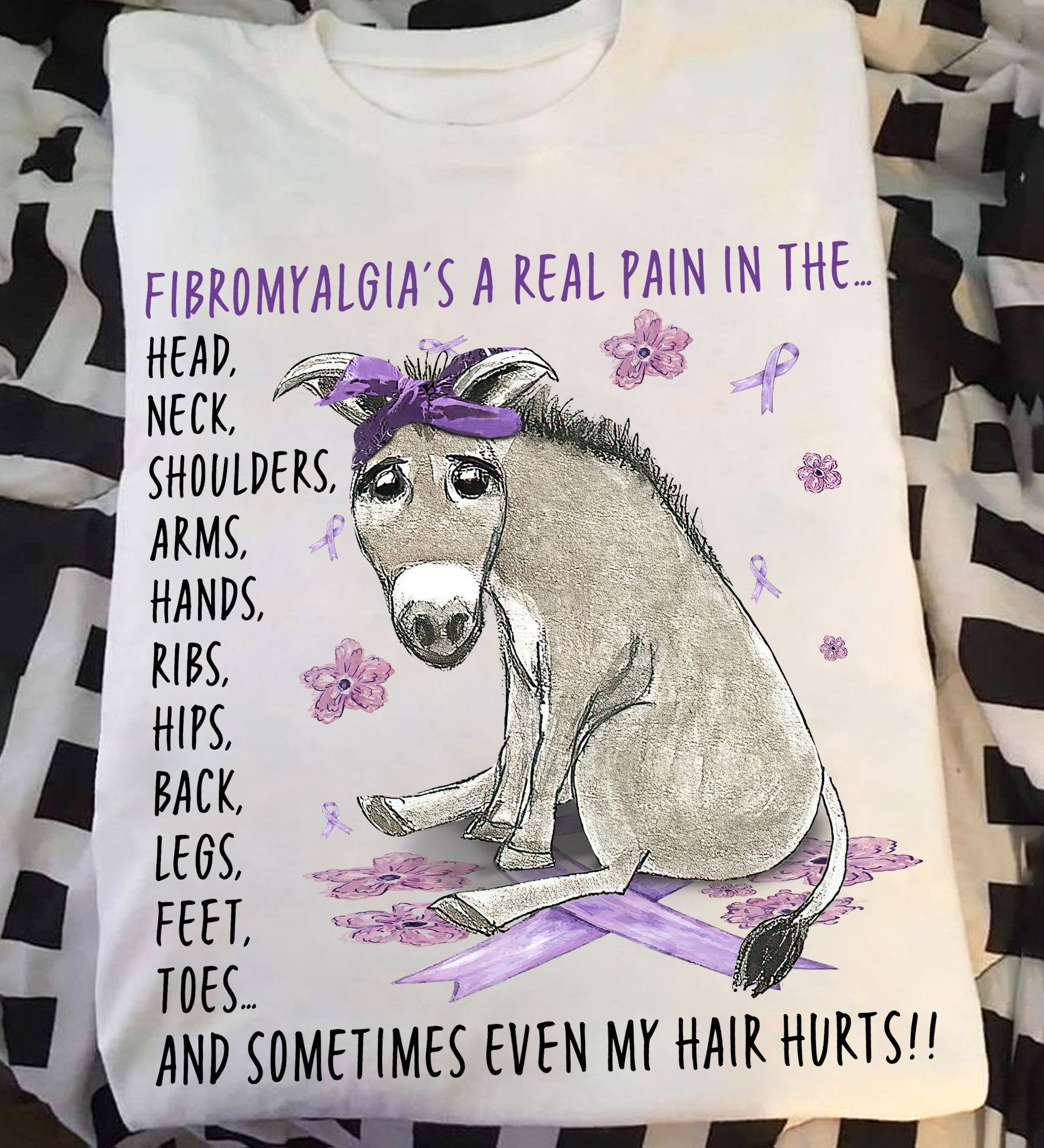 Fibromyalgia’s A Real Pain In The Whole Body T Shirt