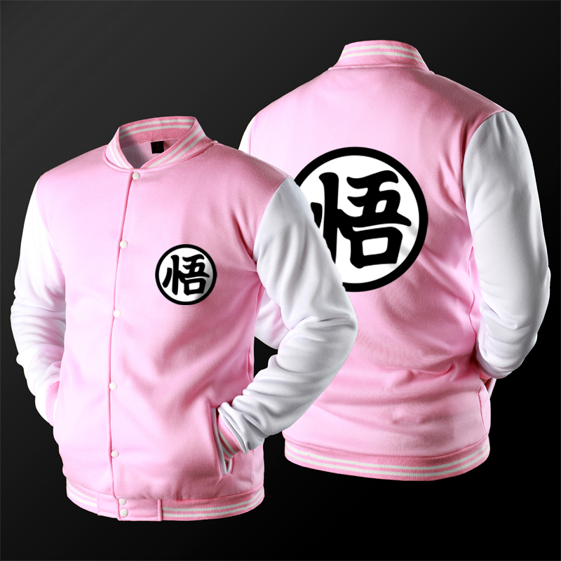 Anime Cosplay Baseball Jacket Coat College Casual Sweatshirt alx