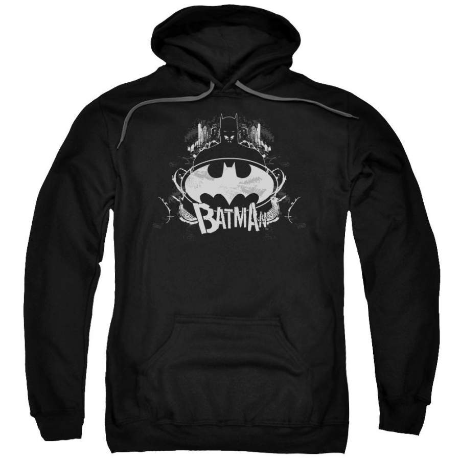 Batman – Grim &Amp; Gritty Adult Pull Over Hoodie