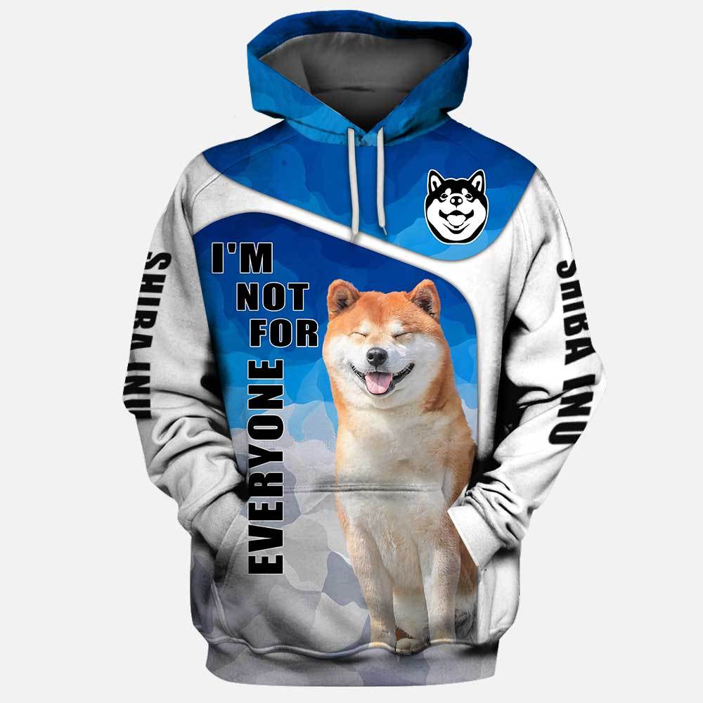 Shiba Inu Not For Everyone 3D Full Printing