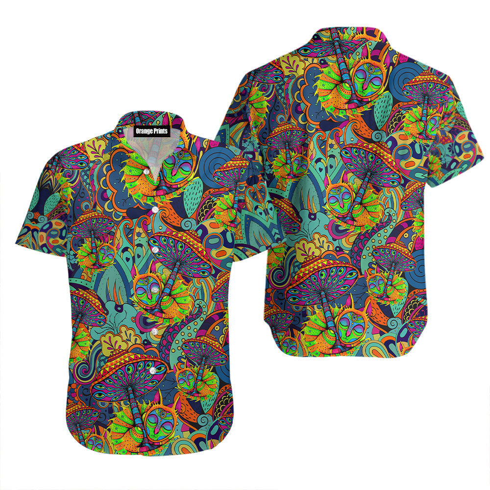 Mushrooms Hippie Aloha Hawaii Shirts For Men Women Ha11293