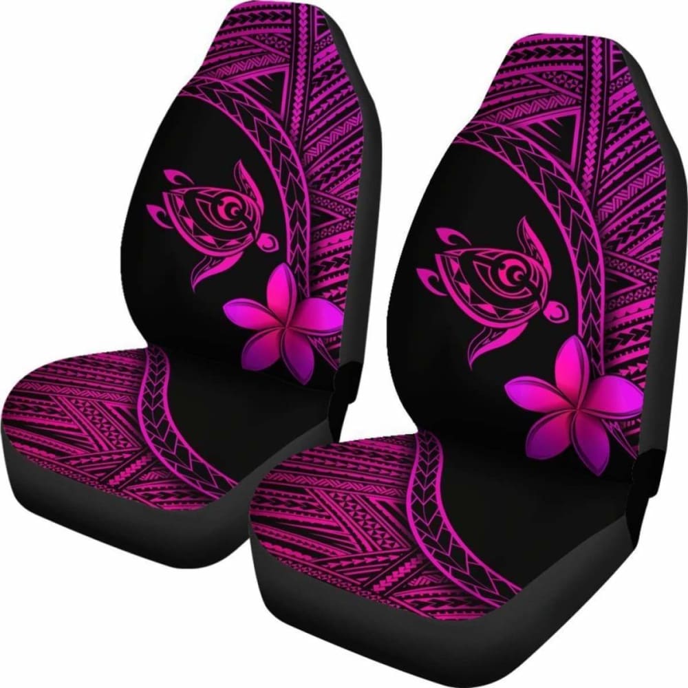 Alohawaii Car Seat Covers – Hawaii Turtle Plumeria Pink – New 091114