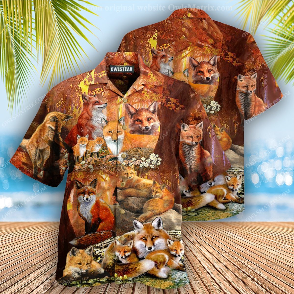 Fox Red Edition – Hawaiian Shirt