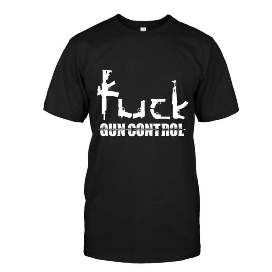 Personalized T-shirt Fuck Gun Control T-Shirt