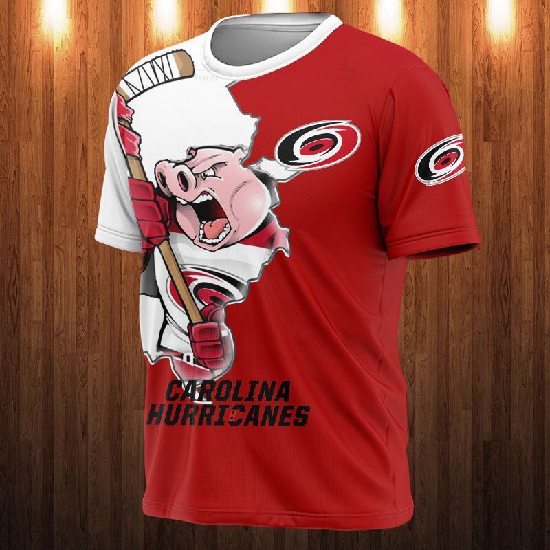 Carolina Hurricanes T-Shirt 3D Cartoon Graphic Gift