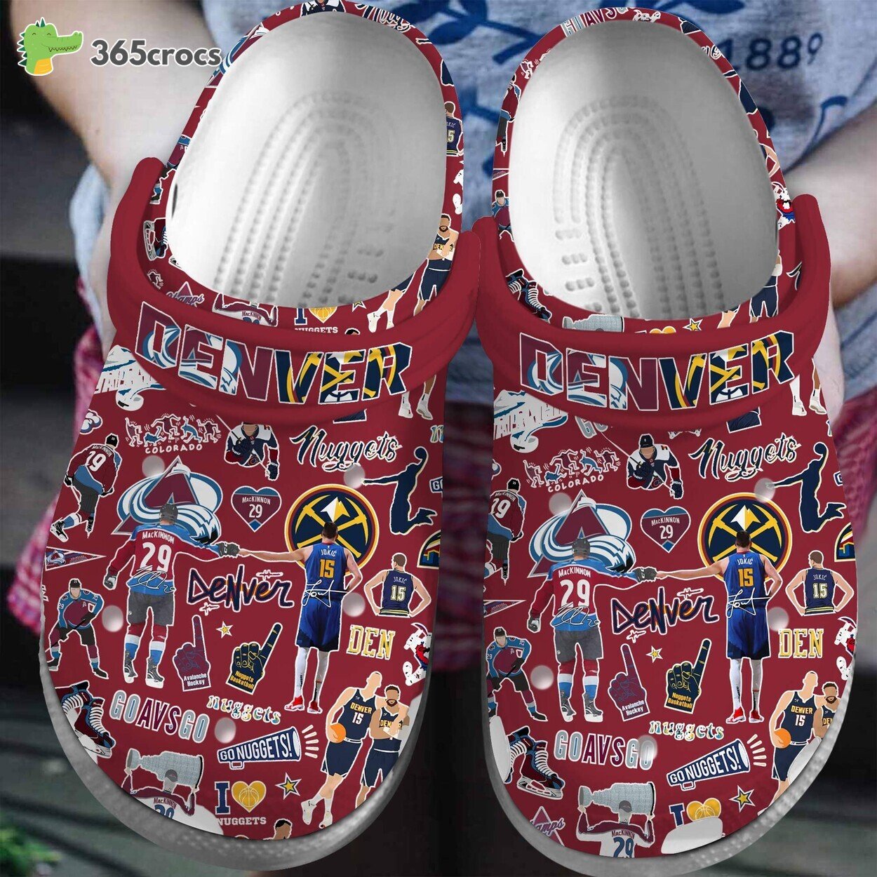 Denver Nuggets NBA Basketball Unique Comfort Design Clogs Shoes