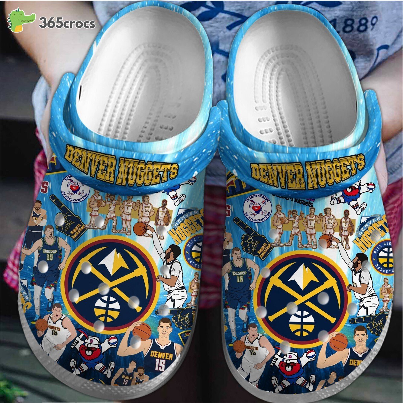 Denver Nuggets NBA Sport Crocss Clogs Shoes Comfortable