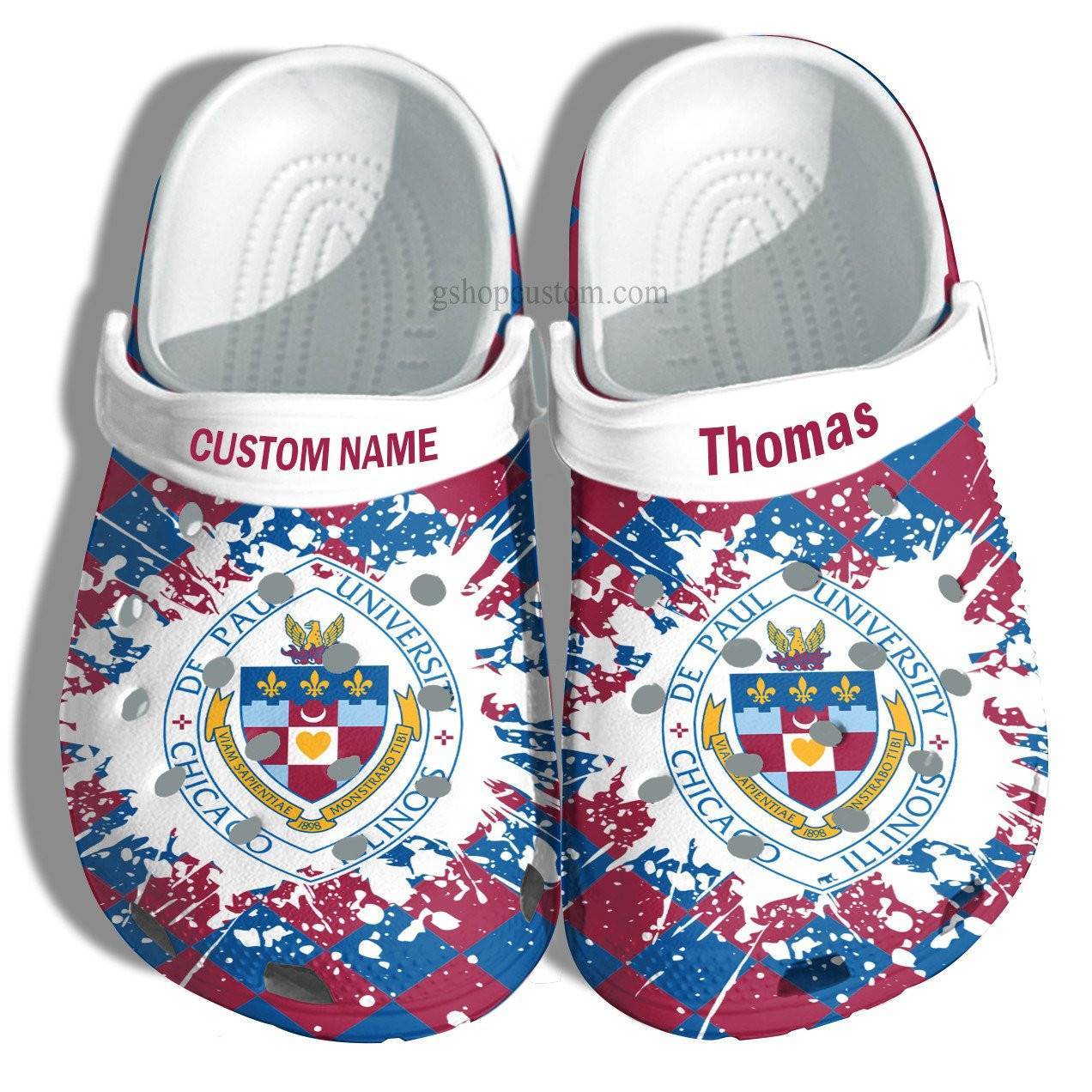 Depaul University Graduation Gifts Croc Crocss Clog Shoes Customize – Admission Gift Crocss Clog Shoes