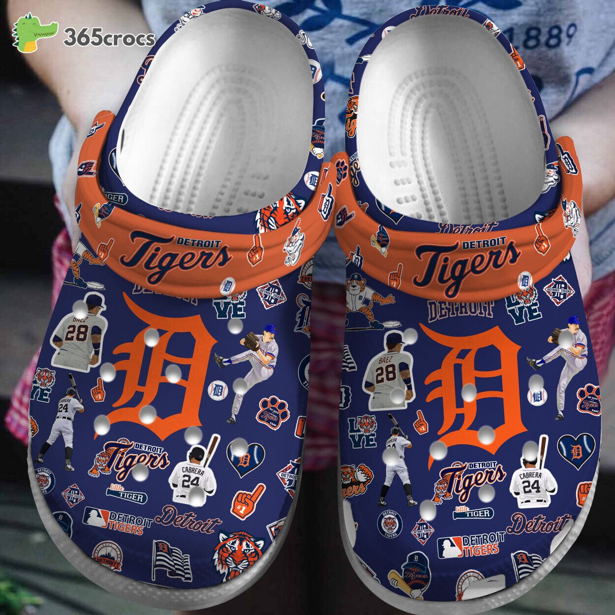 Detroit Tigers MLB Premium Sport Comfortable Clogs Crocss Shoes