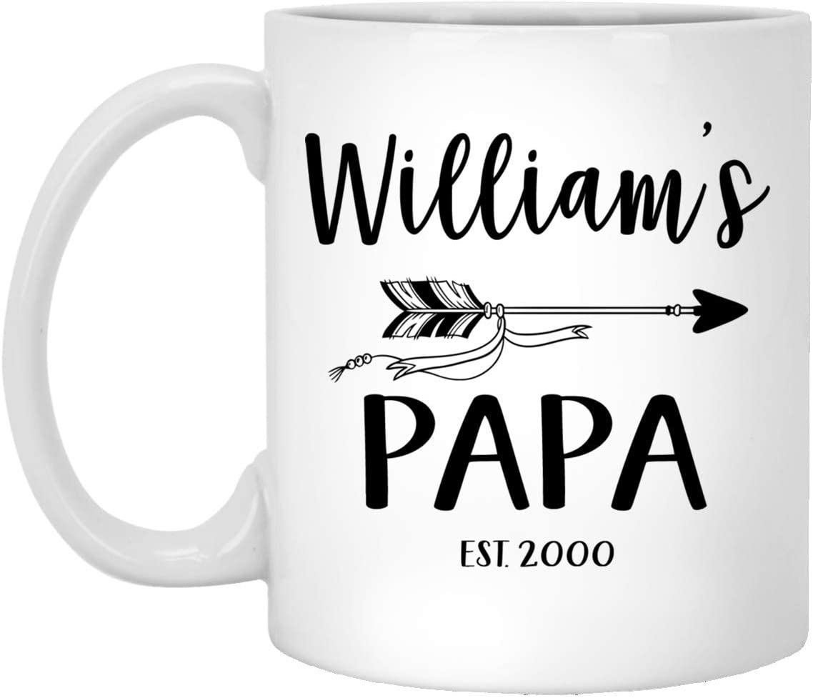 New Papa Mug – Personalized Papa Mug – Baby Reveal Mug – First Time Papa Gift – Father’S Day Gift 11Oz