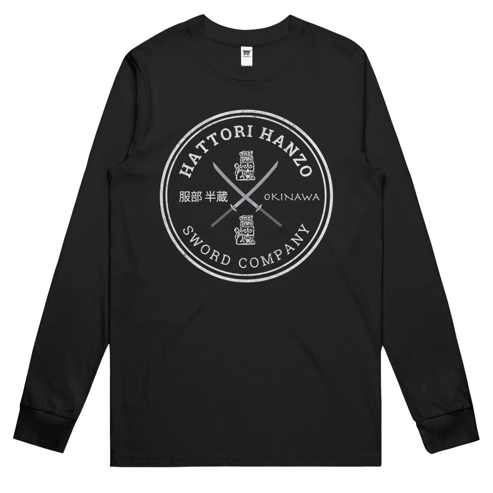 Hattori Hanzo Sword Company Long Sleeve T Shirts