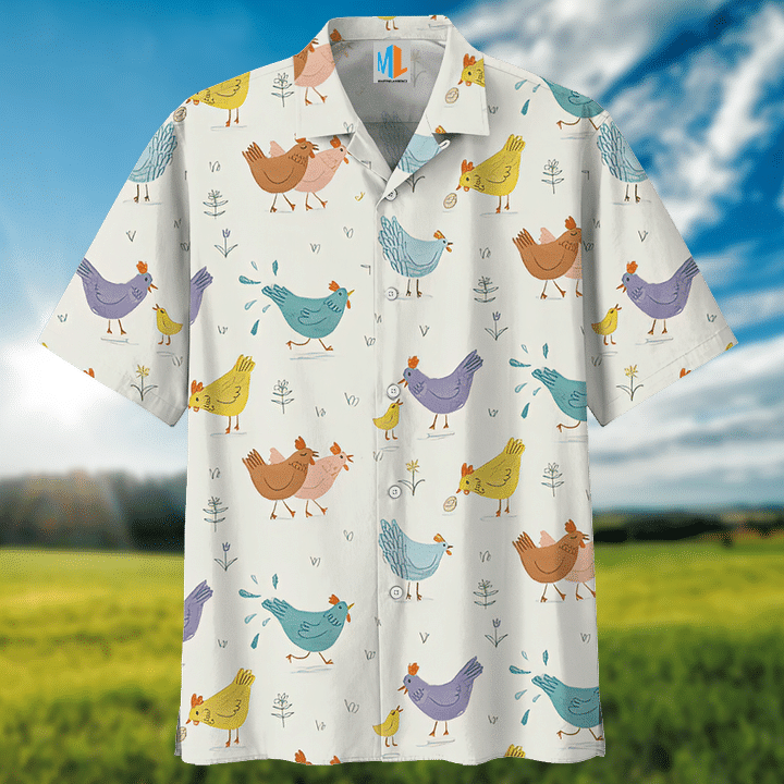 Chicken Unisex Hawaii Shirt Ha32188