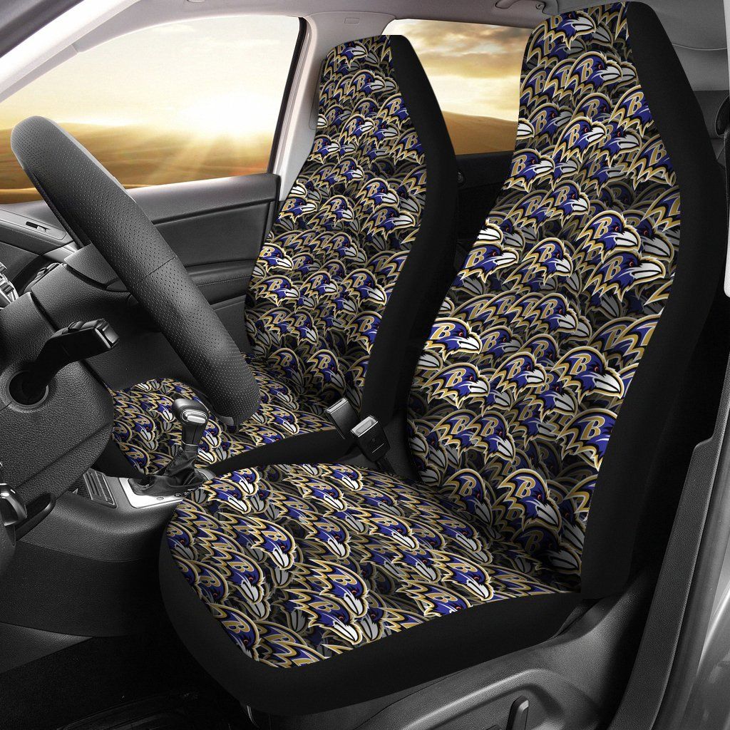 Baltimore Ravens Car Seat Cover v2