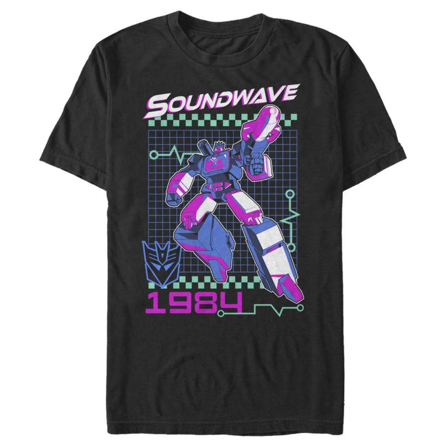 Transformers Men’s Soundwave 1984  T-Shirt