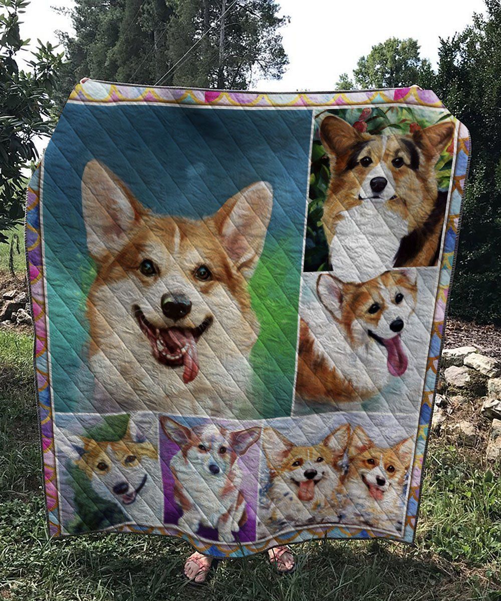 Corgi My Boss LF46 3D Customized Quilt