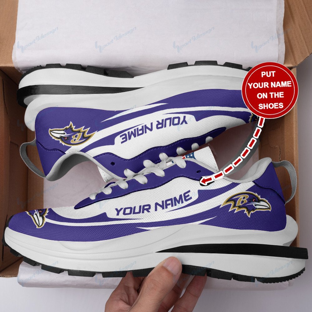 Baltimore Ravens Personalized Sport Running Hf Sneakers 26