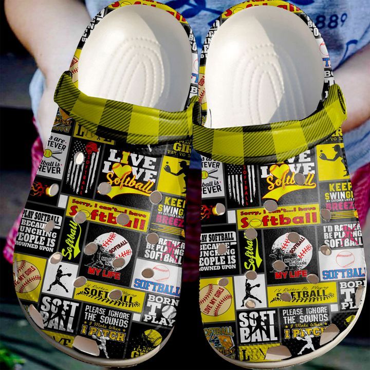 Softball Live Love Sku 2395 Crocs Crocband Clog Comfortable For Mens Womens Classic Clog Water Shoes