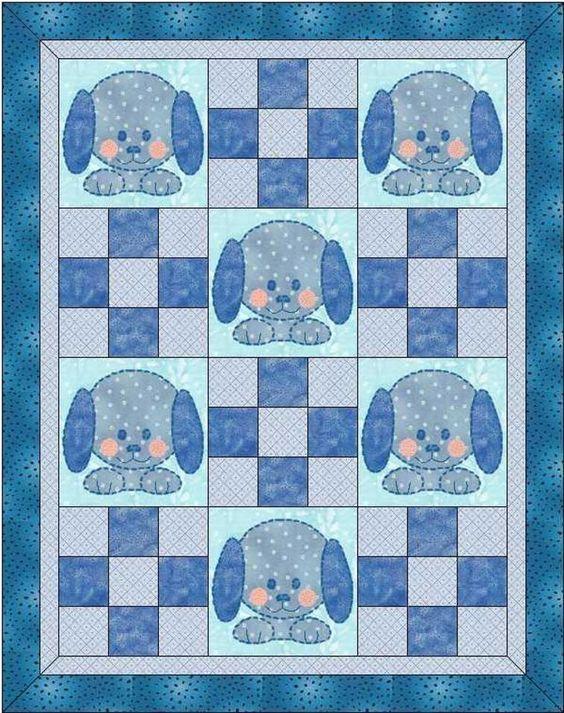 Puppy Dog Quilt Tdhke