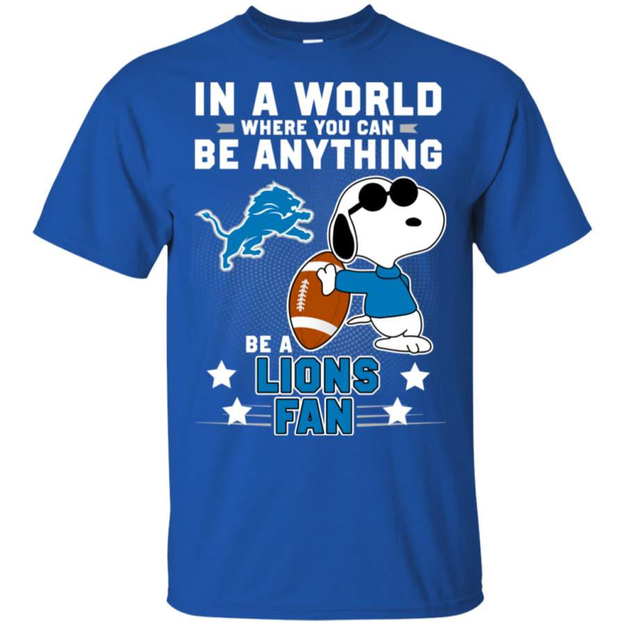 Love To Be A Detroit Lions Fan T Shirt