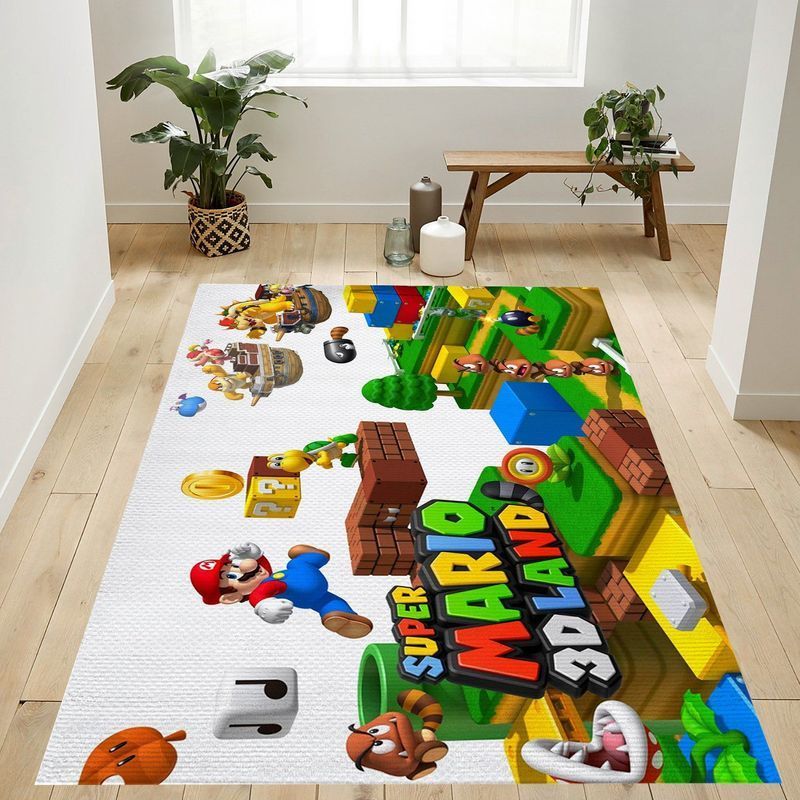 Super Mario 39 Area Rug Living Room And Bed Room Rug Gift Us Decor