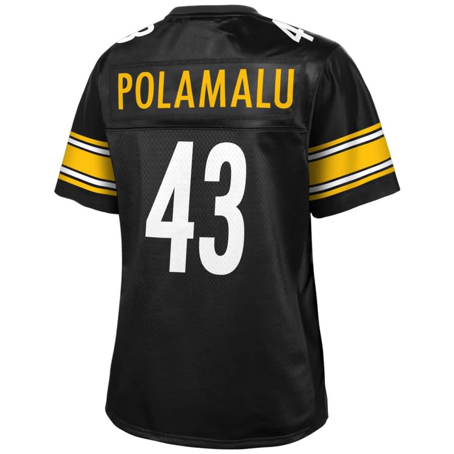 Troy Polamalu Pittsburgh Steelers NFL Pro Line Womens Retired Player Jersey – Black