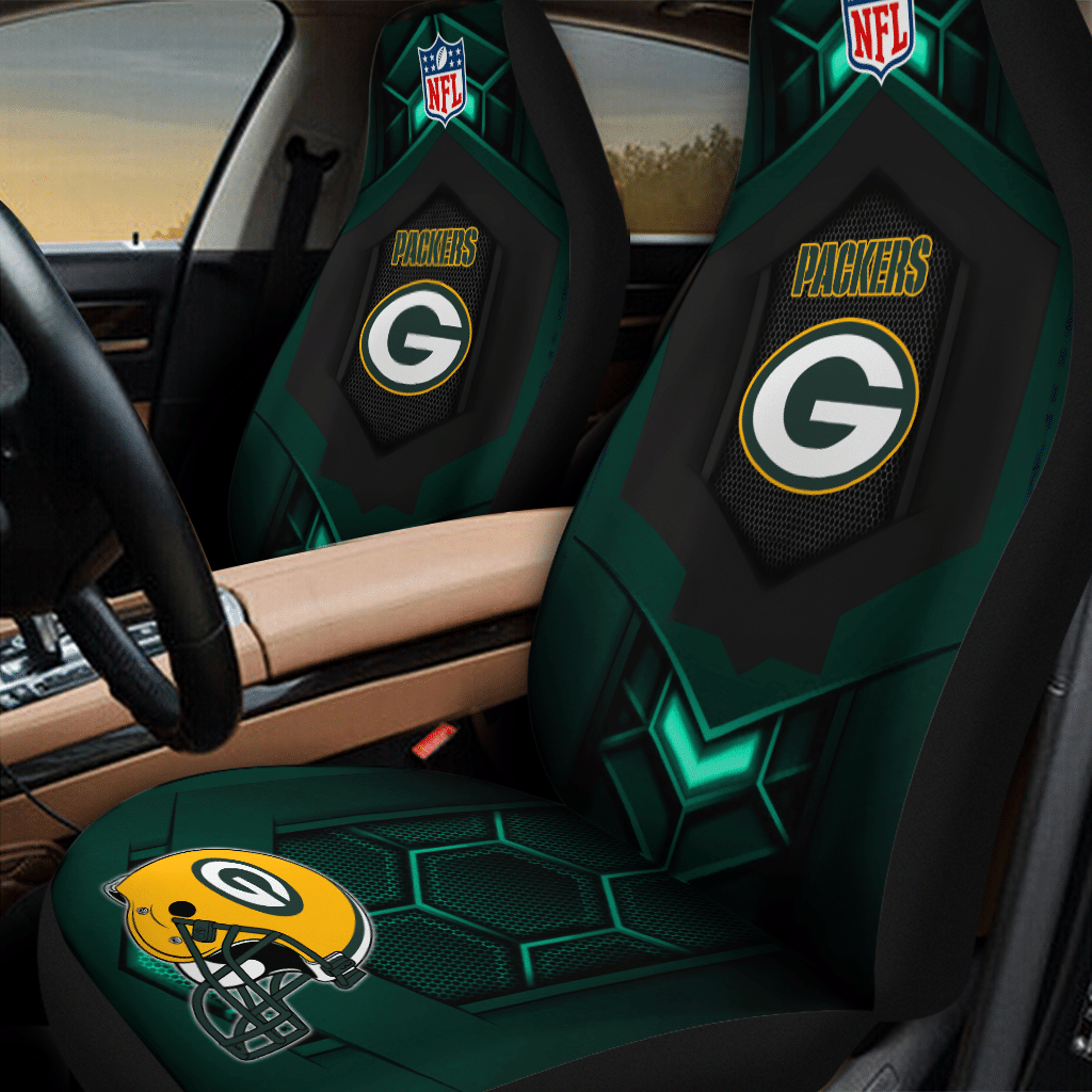 Green Bay Packers Car Seat Covers (Set Of 2) – L5