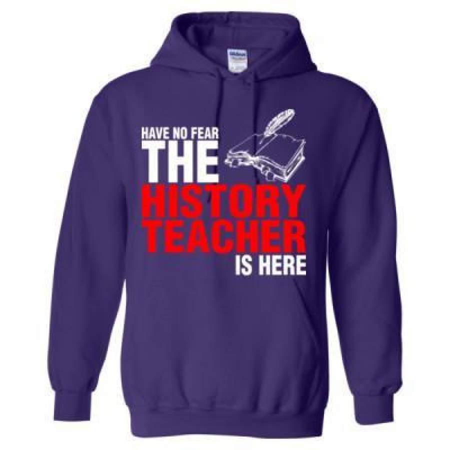 AGR Have No Fear The History Teacher Is Here – Heavy Blend™ Hooded Sweatshirt