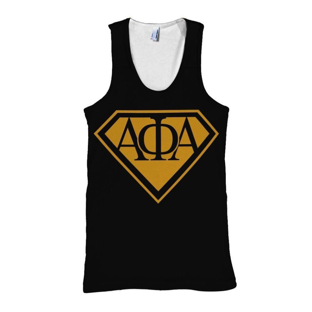 Wonderprint Tank Top Diamond Alpha Phi Alpha Greek Letter Tank Top