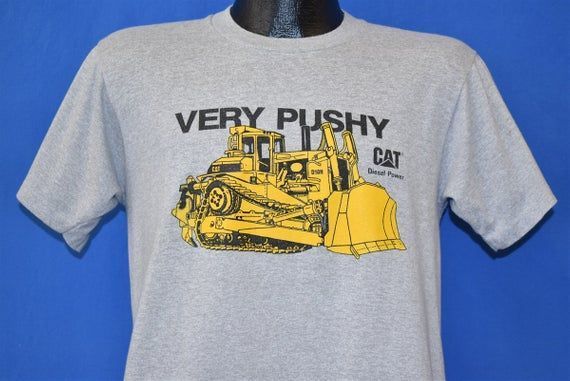 80S Very Pushy Cat Machine Shirt