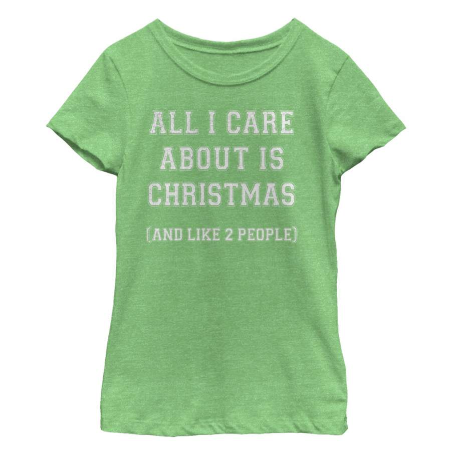 Lost Gods Girl’s Christmas and People All I Care About  T Shirt