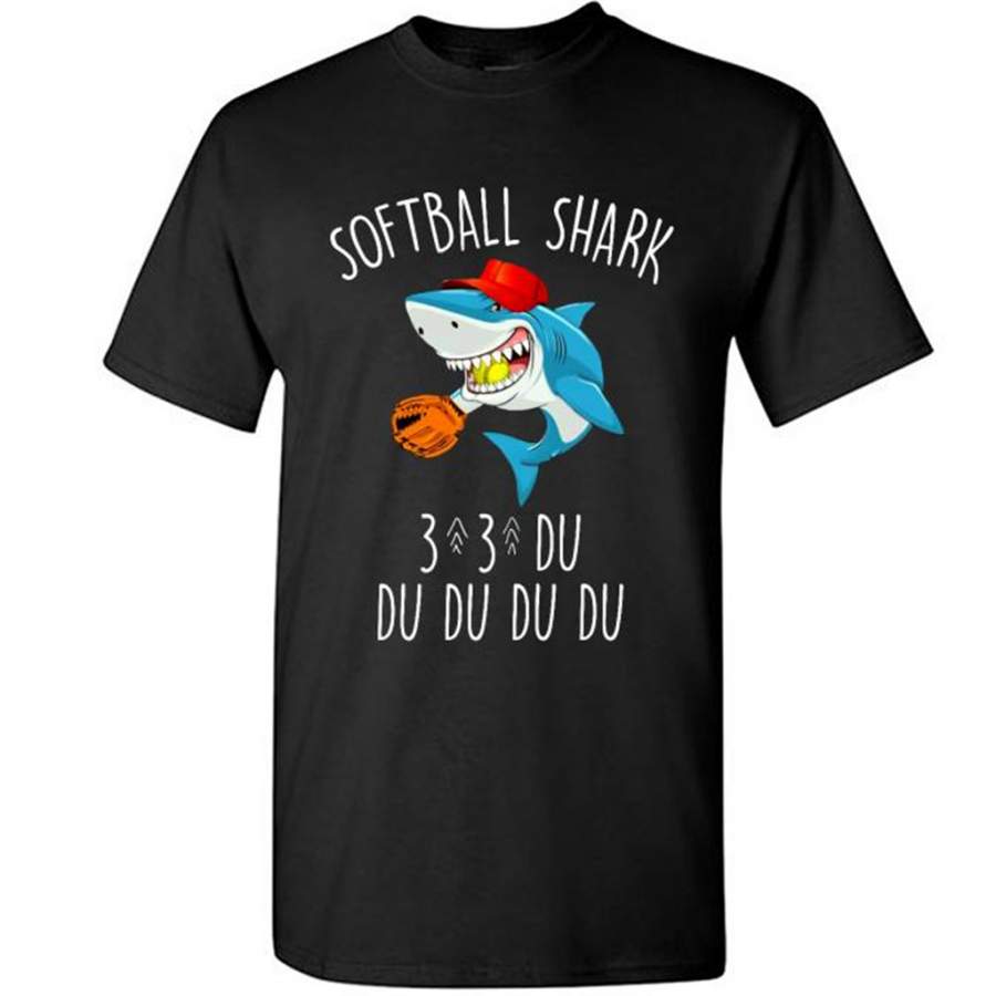 Softball Shark Du Du Du B – Gildan Short Sleeve Shirt