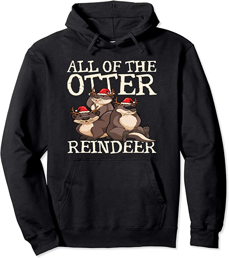 Adorable All Of the Other Reindeer Animal Lovers Christmas Pullover Hoodie