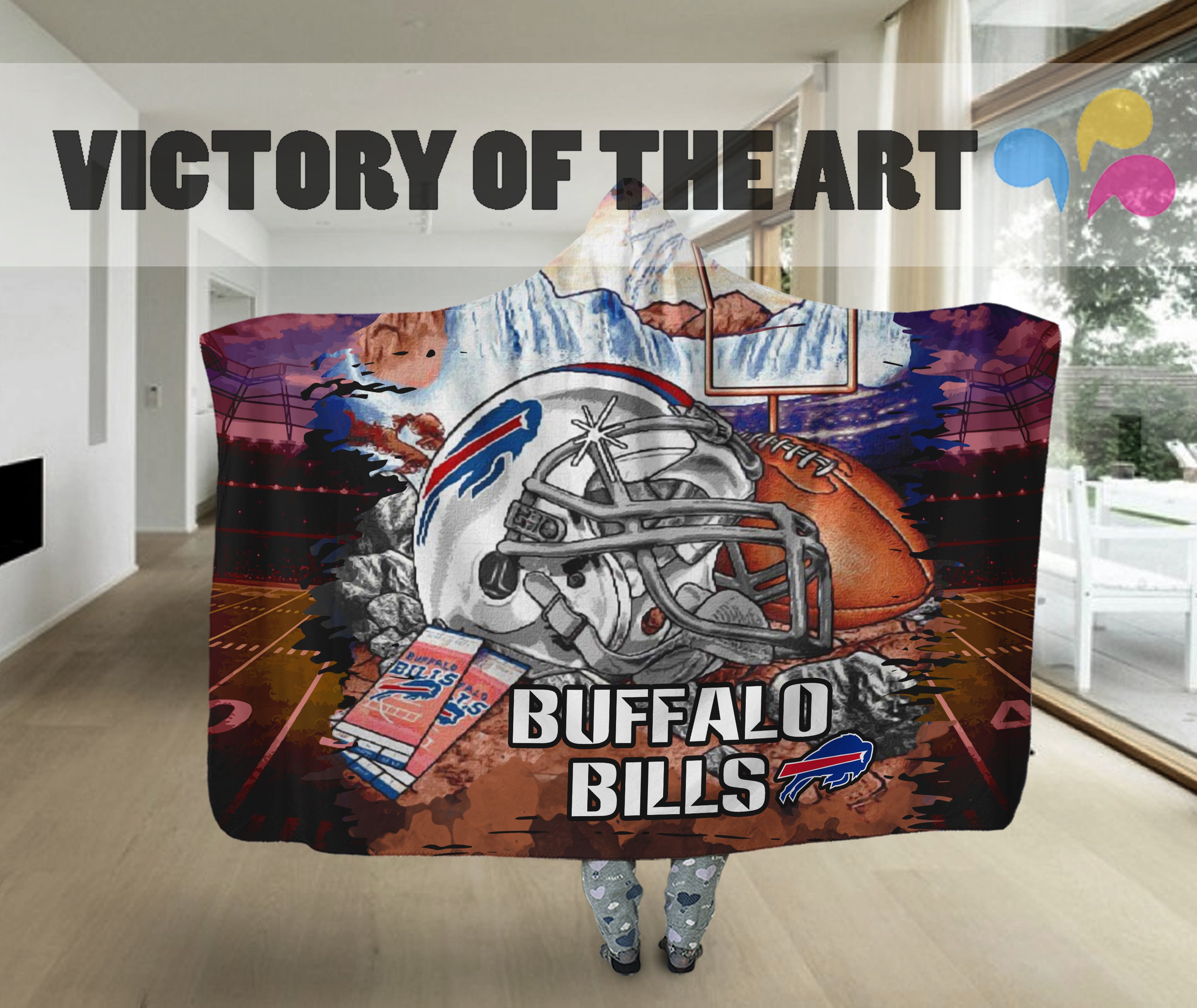 Special Edition Buffalo Bills Home Field Advantage Hooded Blanket