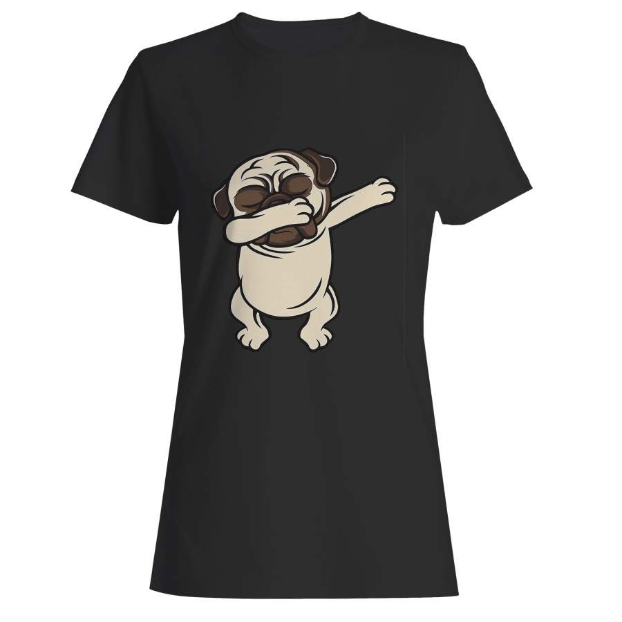 Dabbing Pug Woman’s T-Shirt