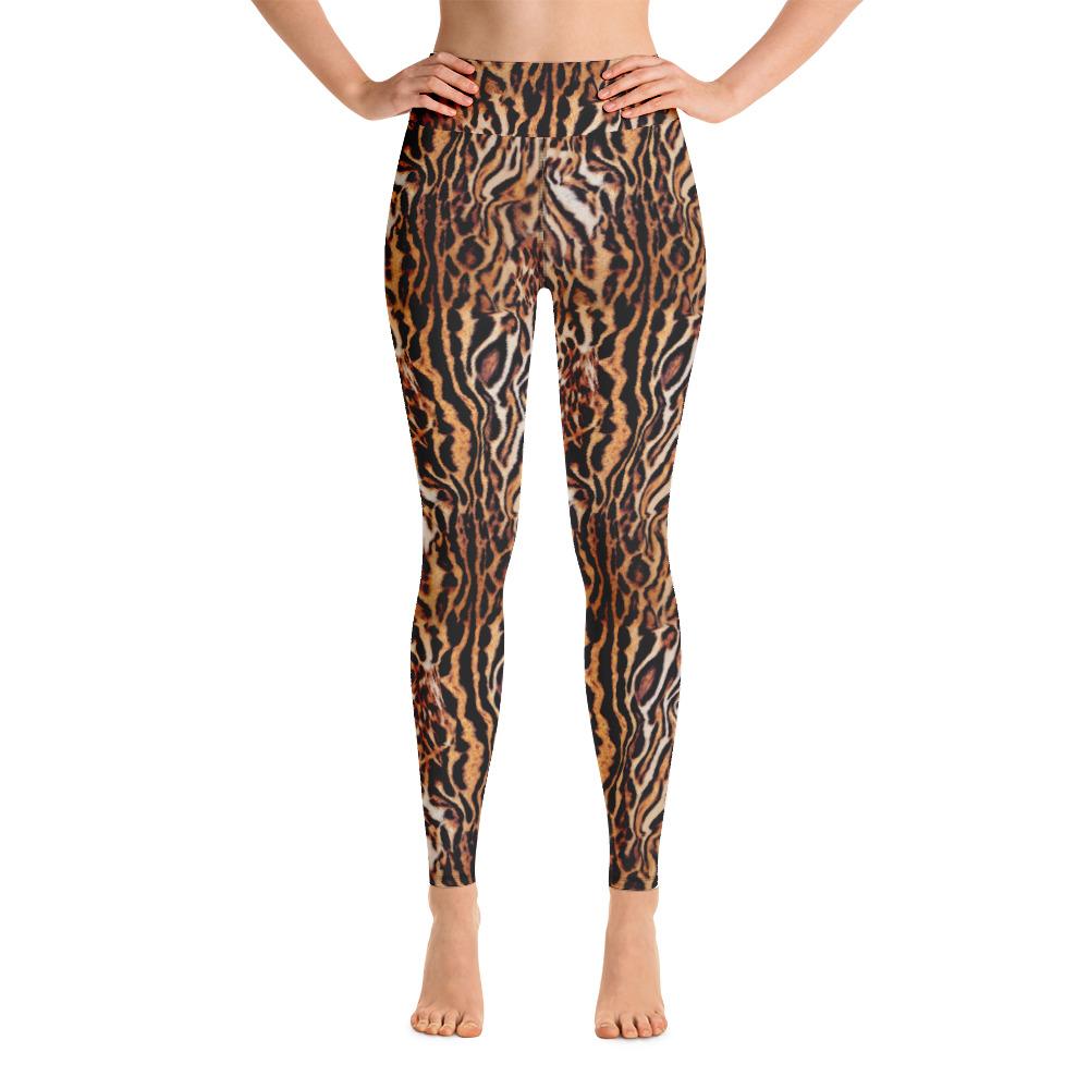 Tiger Animal Print Yoga Leggings