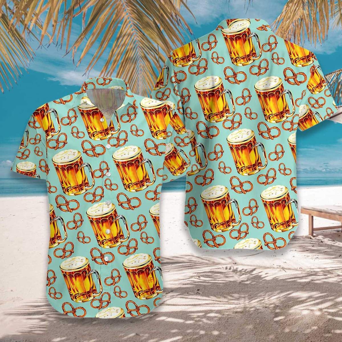 Beer Pretzel Hawaii Shirt Unisex Adult Ha100102