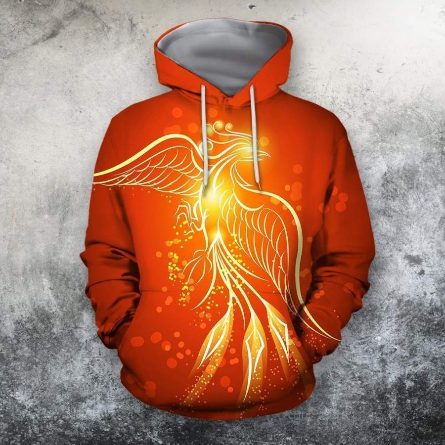 3D All Over Printing Beautiful phoenix Shirts