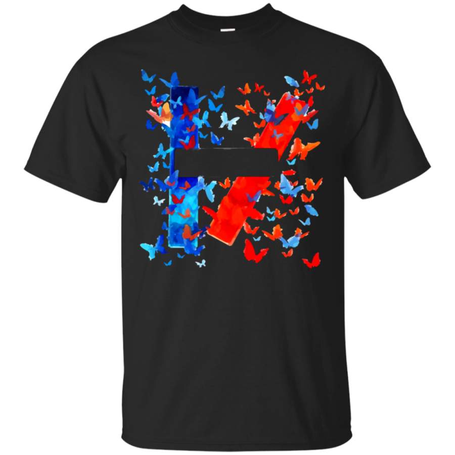 AGR Butterfly Twenty One Pilots Logo T-Shirt