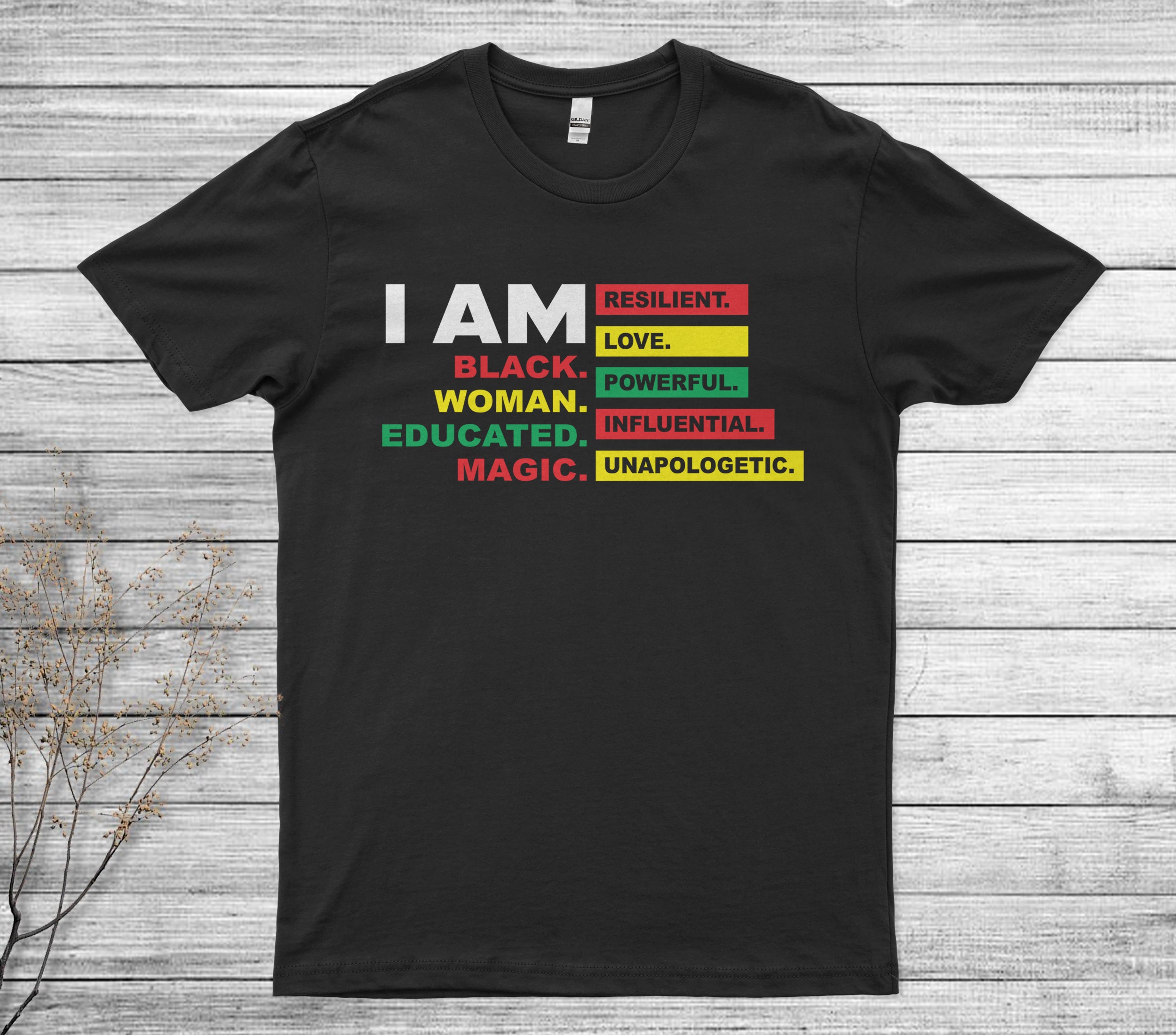 I Am Black Woman Shirt Black History Month Educated Black Girl Shirt