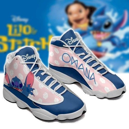 Ohana Lilo N Stitch Custom Tennis Air Jordan 13 For Fan Shoes Sport Sneakers