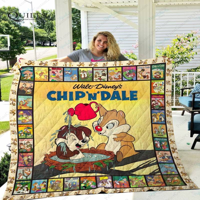 ADU Chip And Dale Quilt Blanket