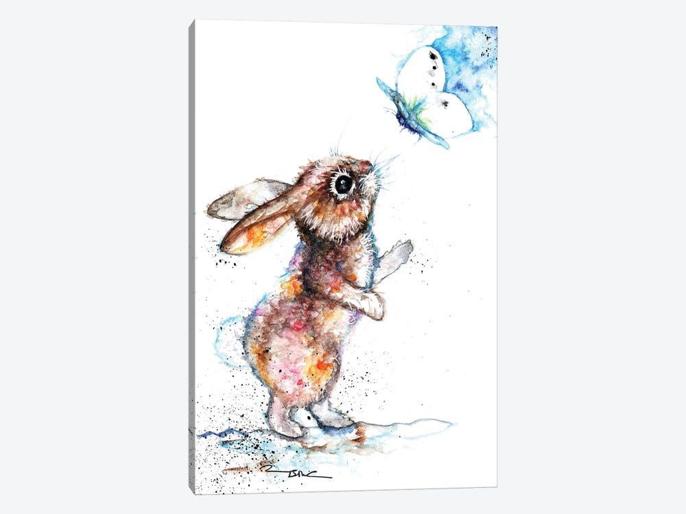 Rabbit And Cabbge White Canvas Poster 8″x12″ 12×18″ 18″x26″ 24″x36″ 30″x45″