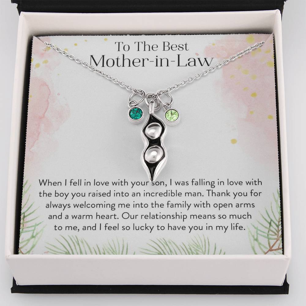 To My Mother-In-Law – Thank You For Always Welcoming Me Into The Family – Gift For Future Mom-In-Law – Necklace