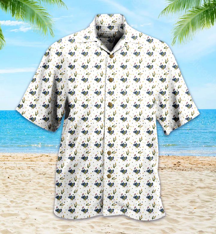 Chicken Seamless Pattern Chickens Ears Nw Hawaii Shirt Ha81275