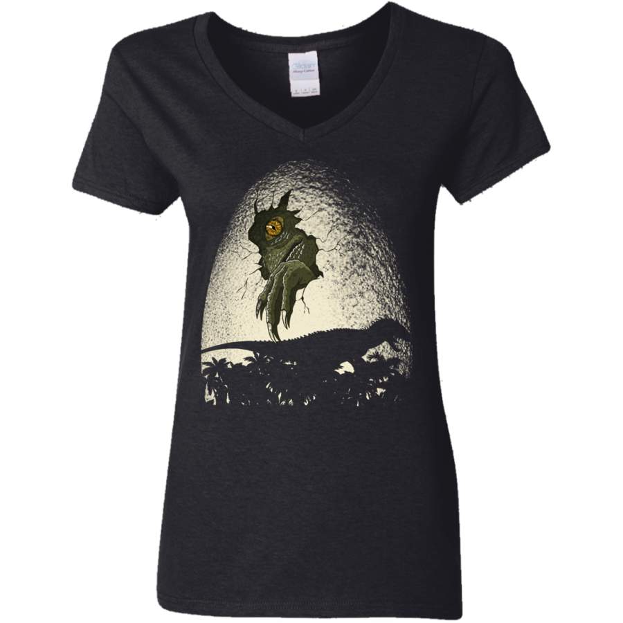 A Nightmare is Born Women’s V-Neck T-Shirt