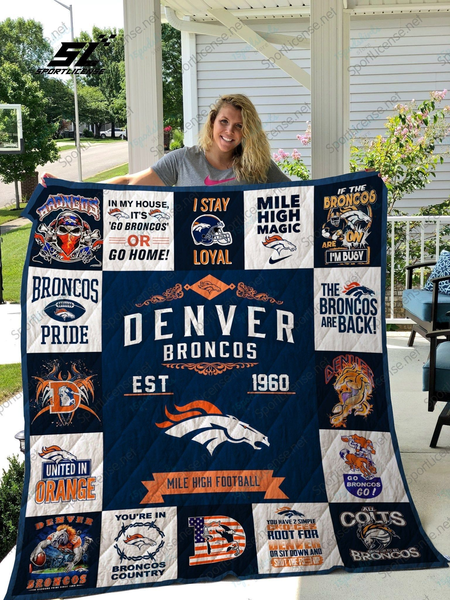 Denver Broncos Quilt 01