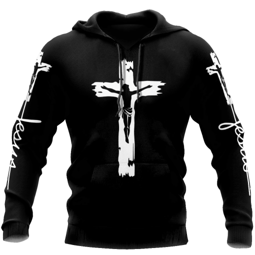 Jesus Christ With Flag One Nation Under God 3D Printed Hoodie, T-Shirt For Men And Women